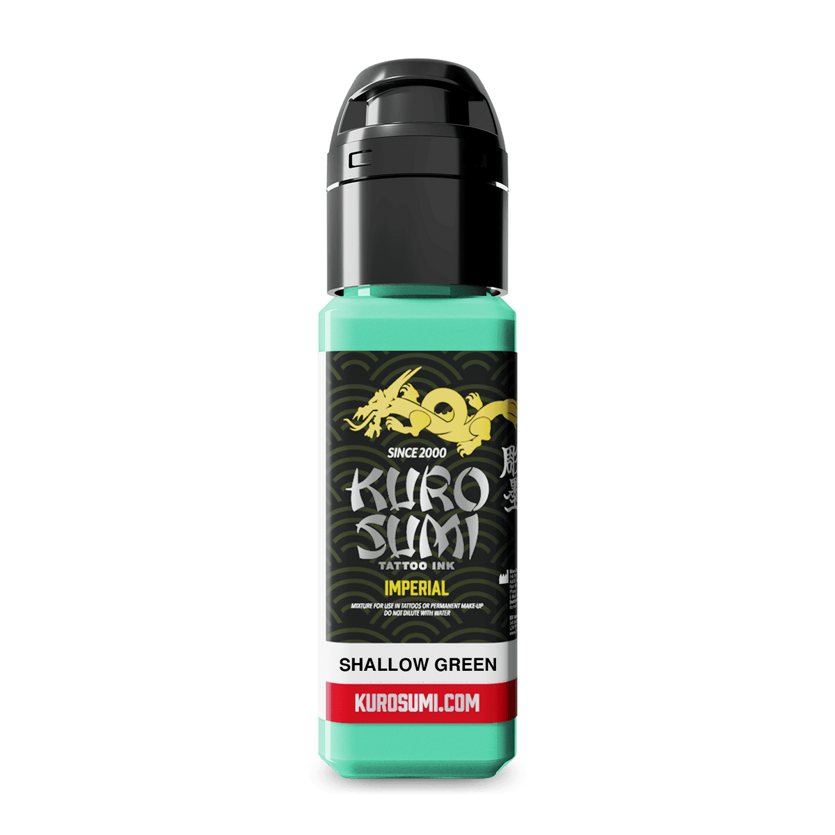 Kuro Sumi Imperial Tattoo ink Shallow Green