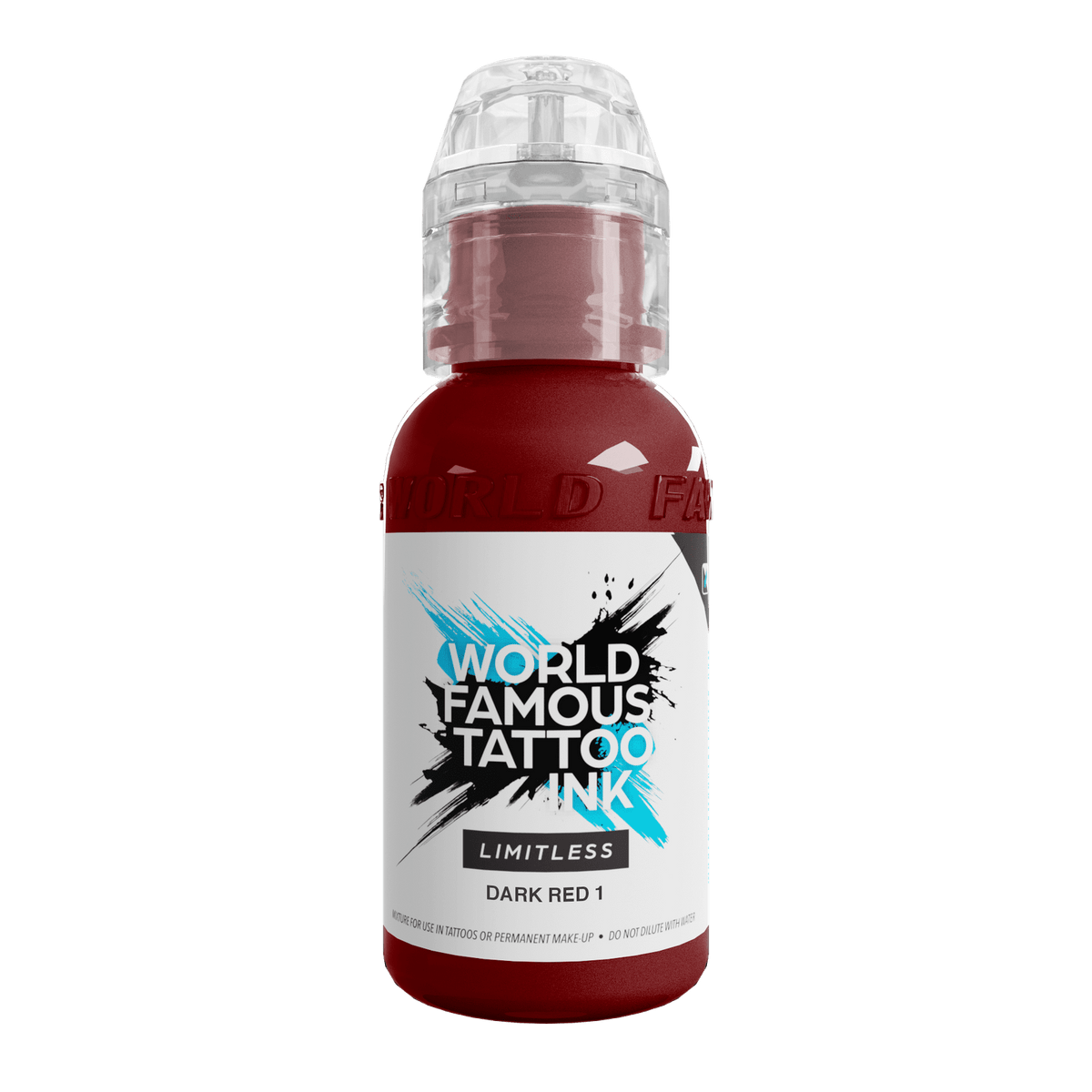 World Famous Tattoo Ink Limitless Dark Red 1 Inchiostro per Tatuaggi