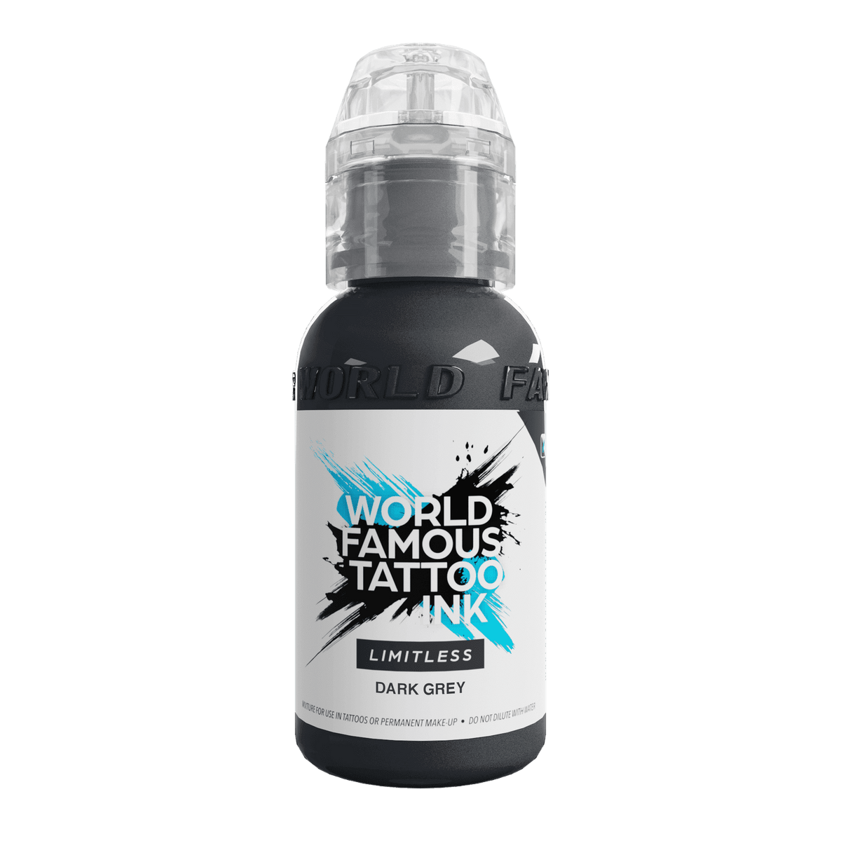 World Famous Tattoo Ink Limitless Dark Grey 1 Inchiostro per Tatuaggi