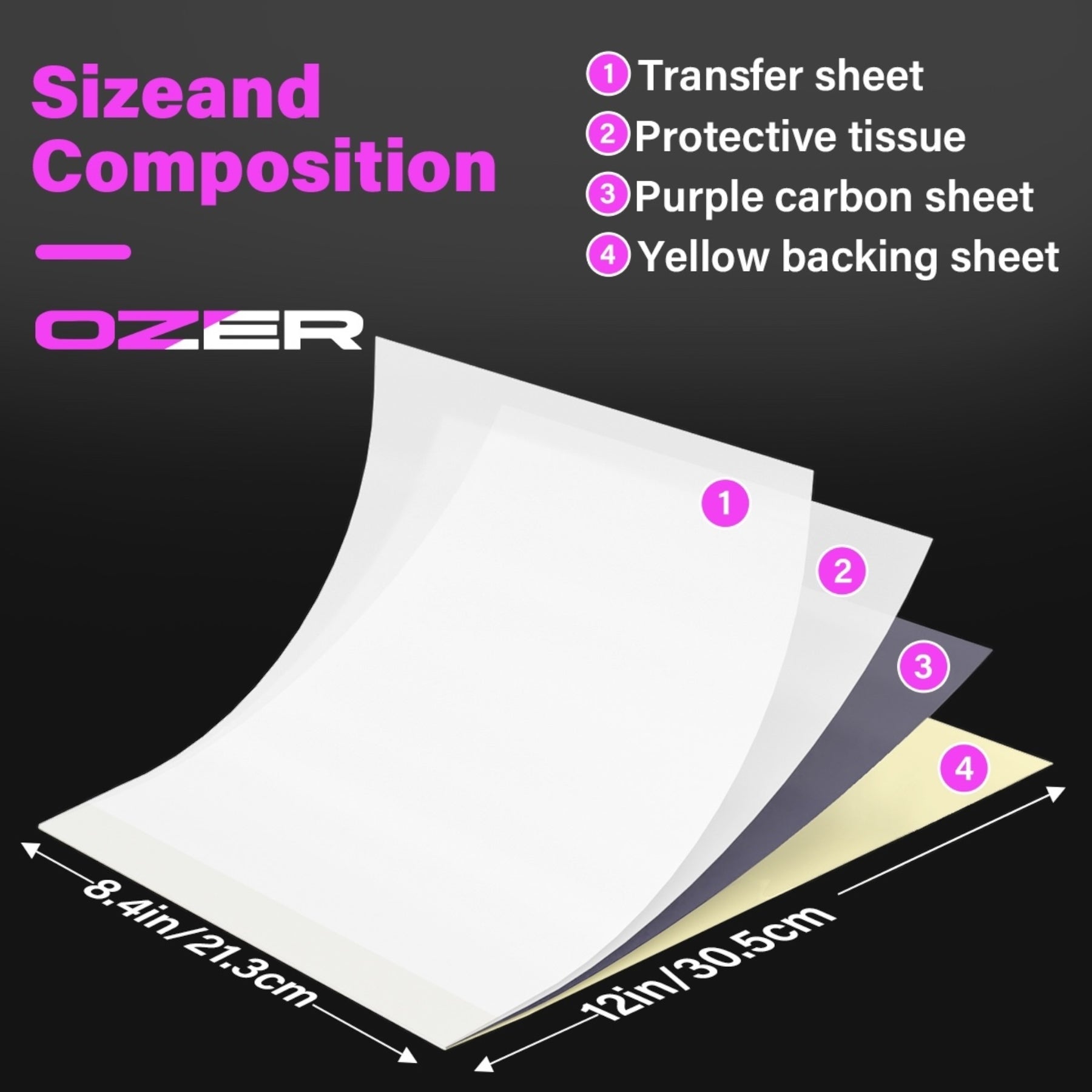 Carta per Stencil OZER Thermal