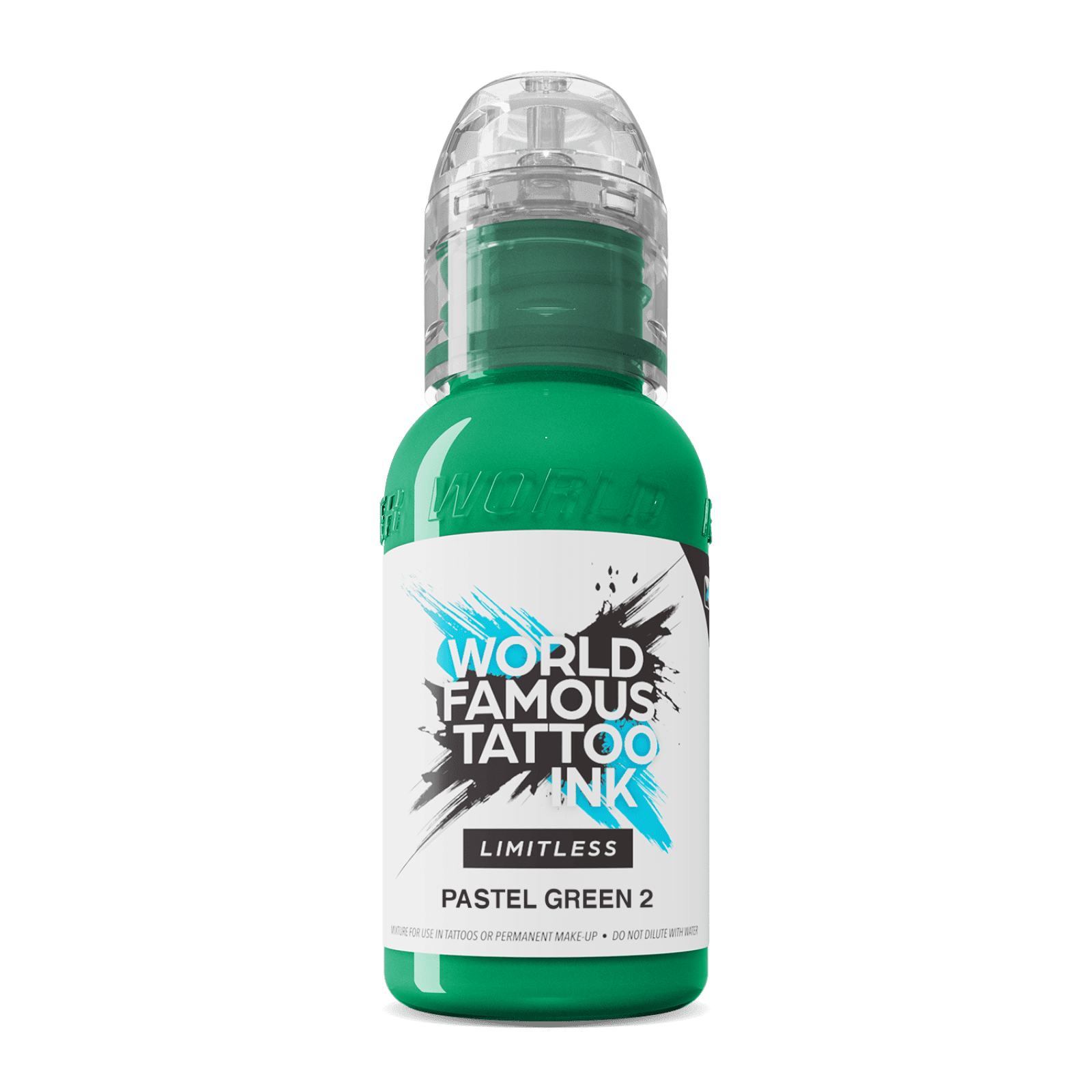 World Famous Tattoo Ink Limitless Pastel Green 2 Inchiostro per Tatuaggi