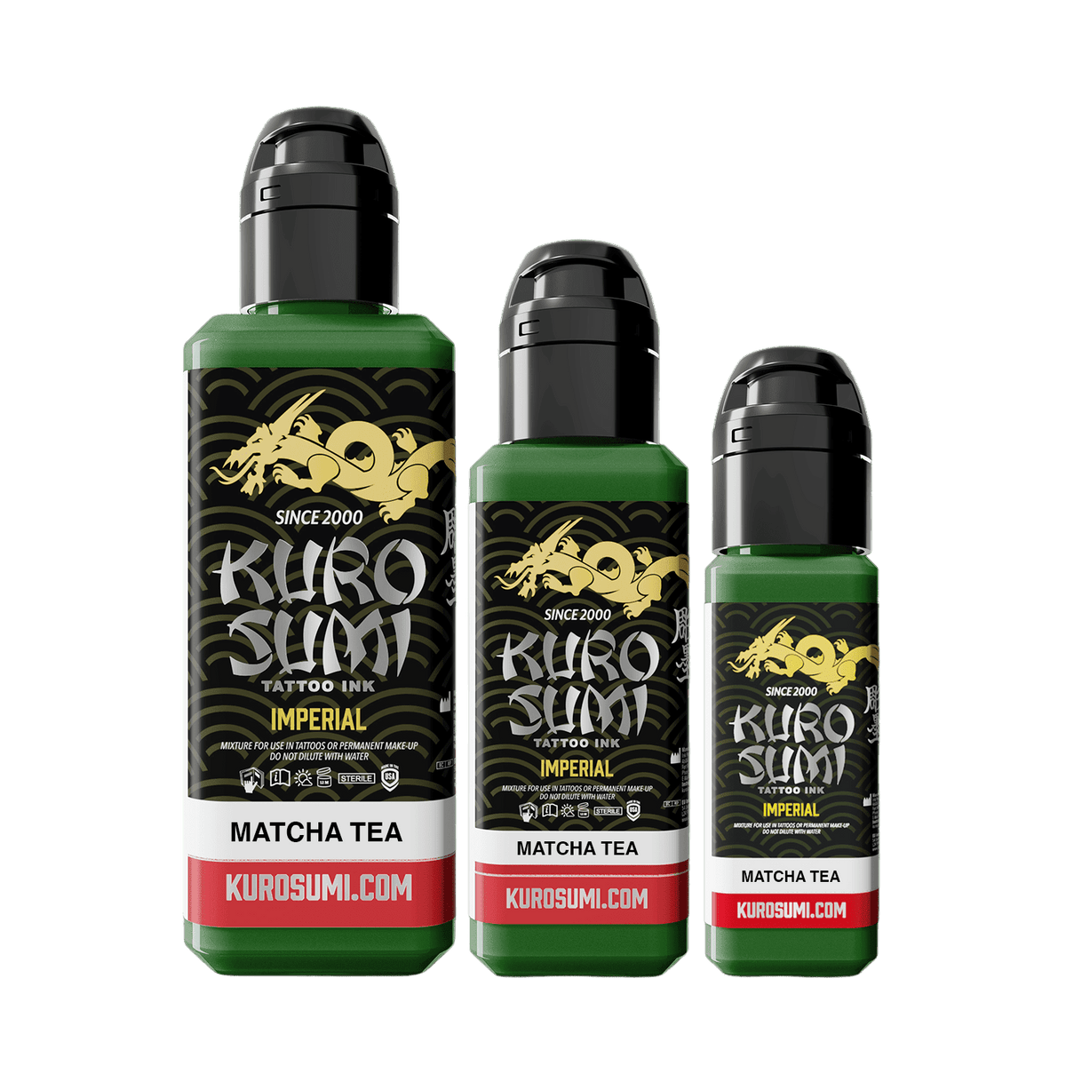 Kuro Sumi Imperial Tattoo Ink Matcha Tea