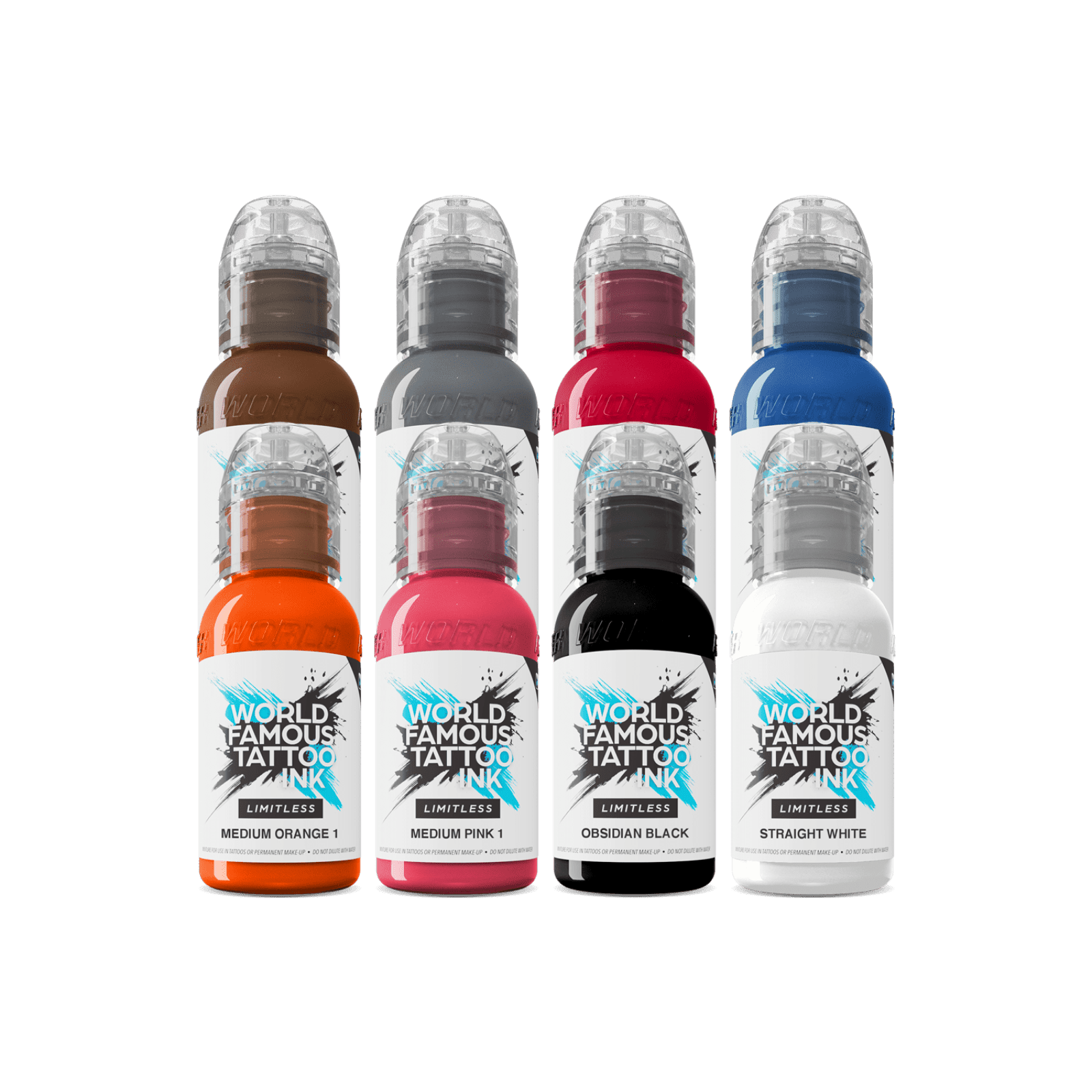 World Famous Tattoo Ink Limitless Set Primari 2 Inchiostri per tatuaggi