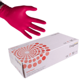 Rękawiczki nitrylowe Unigloves Red Pearl - opakowanie 100 sztuk
